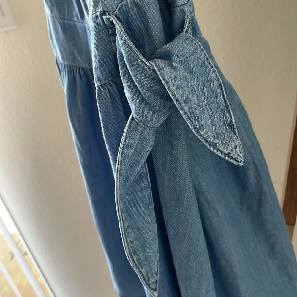 Girls zara denim dress